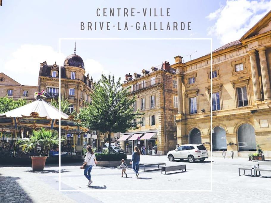 #Le Maillard #Grand F2 #Hyper Centre Daire Brive-la-Gaillarde Dış mekan fotoğraf